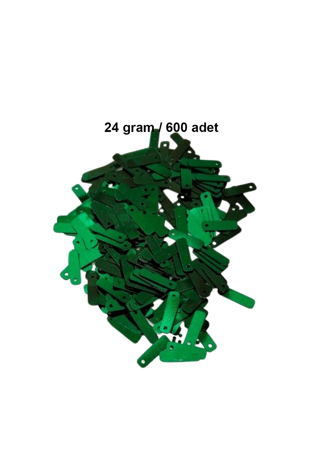 MBB ETİCARET Koyu Yeşil 15 x 5 mm Dantel Oya Yazma Halhal Abiye Lazer Kesim Pul 600 adet / 24 gram