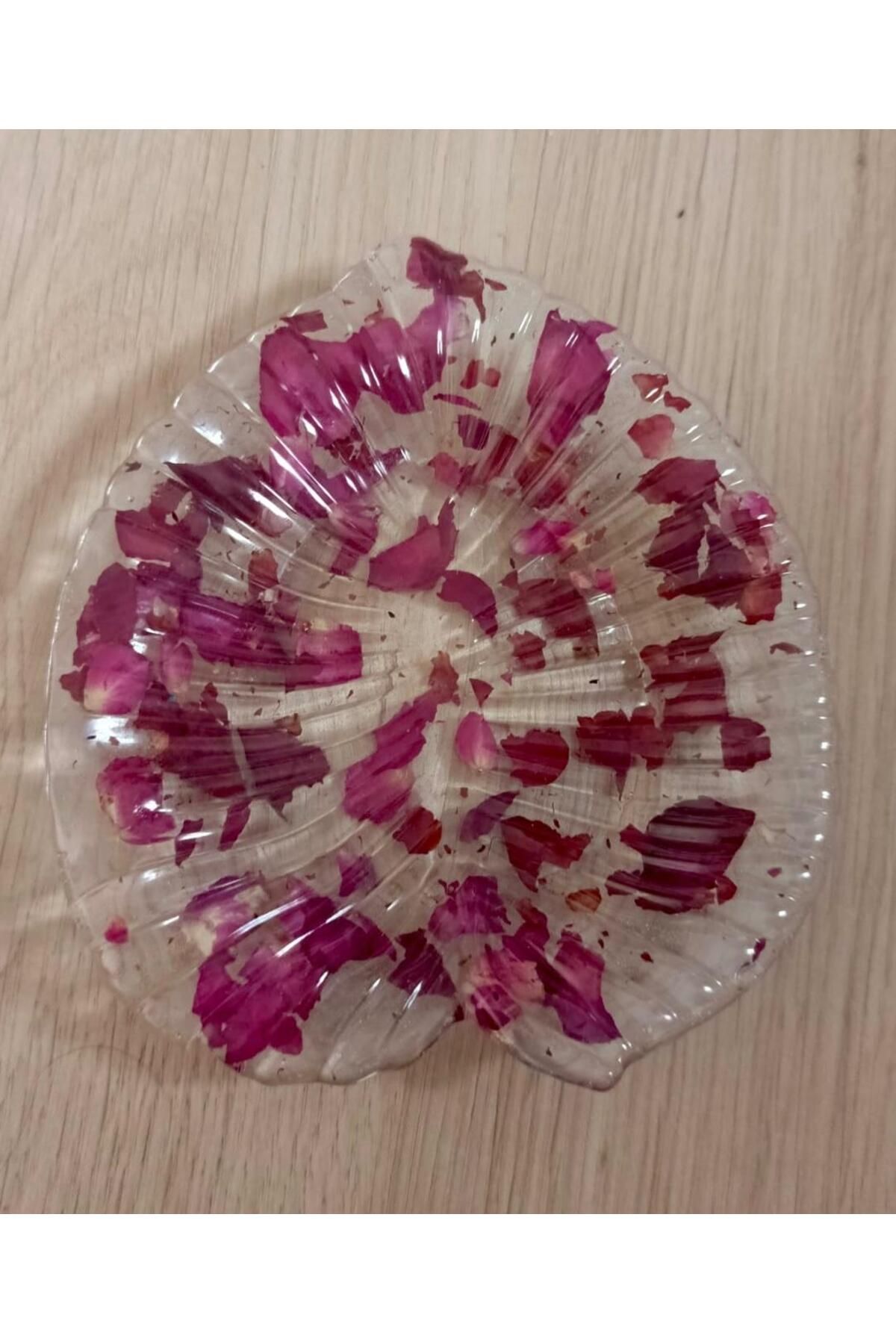 yrn EPOXY SABUNLUK -GERÇEK GÜL YAPRAKLARI