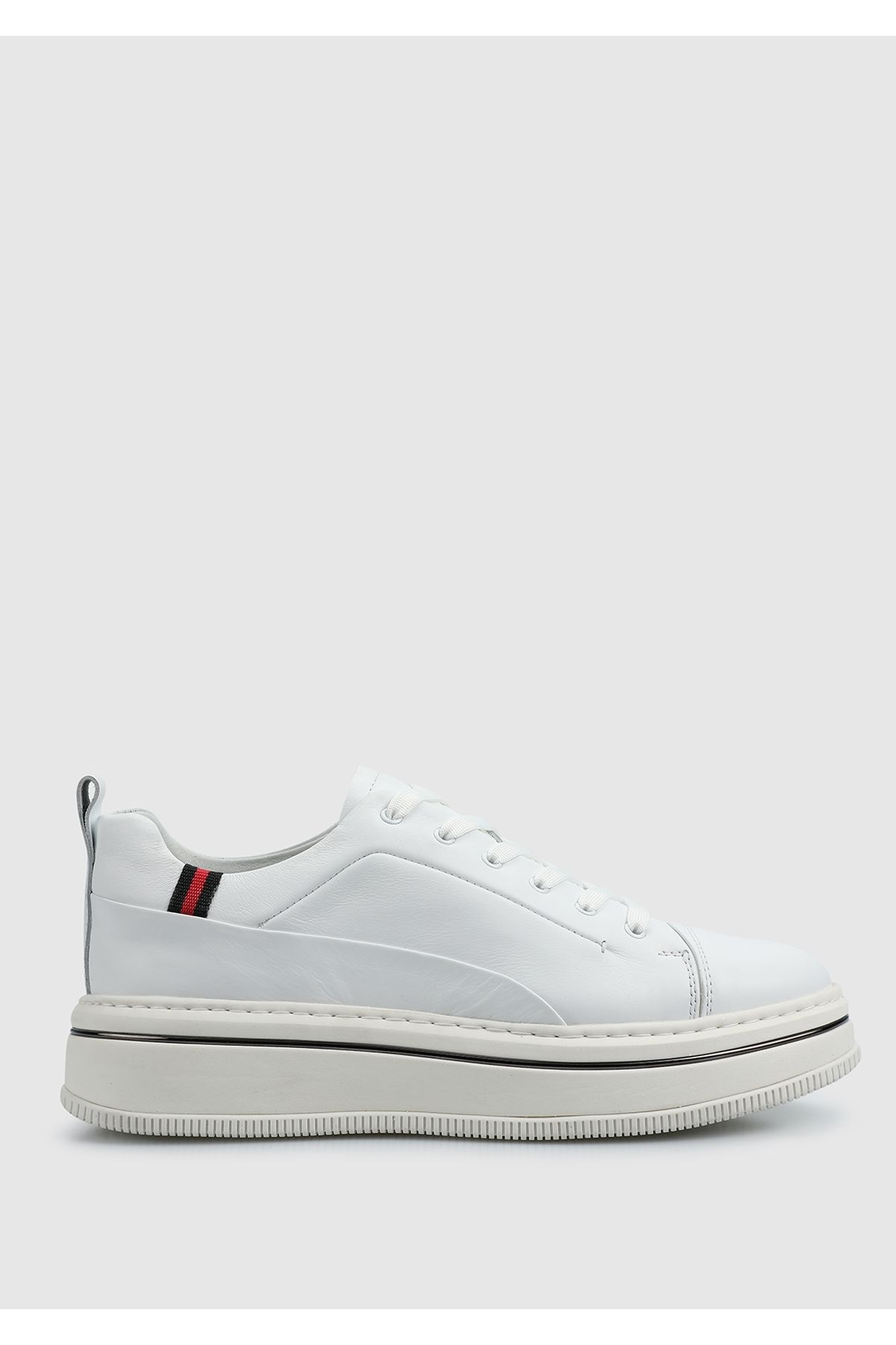 Provoq Beyaz Deri Erkek Sneaker