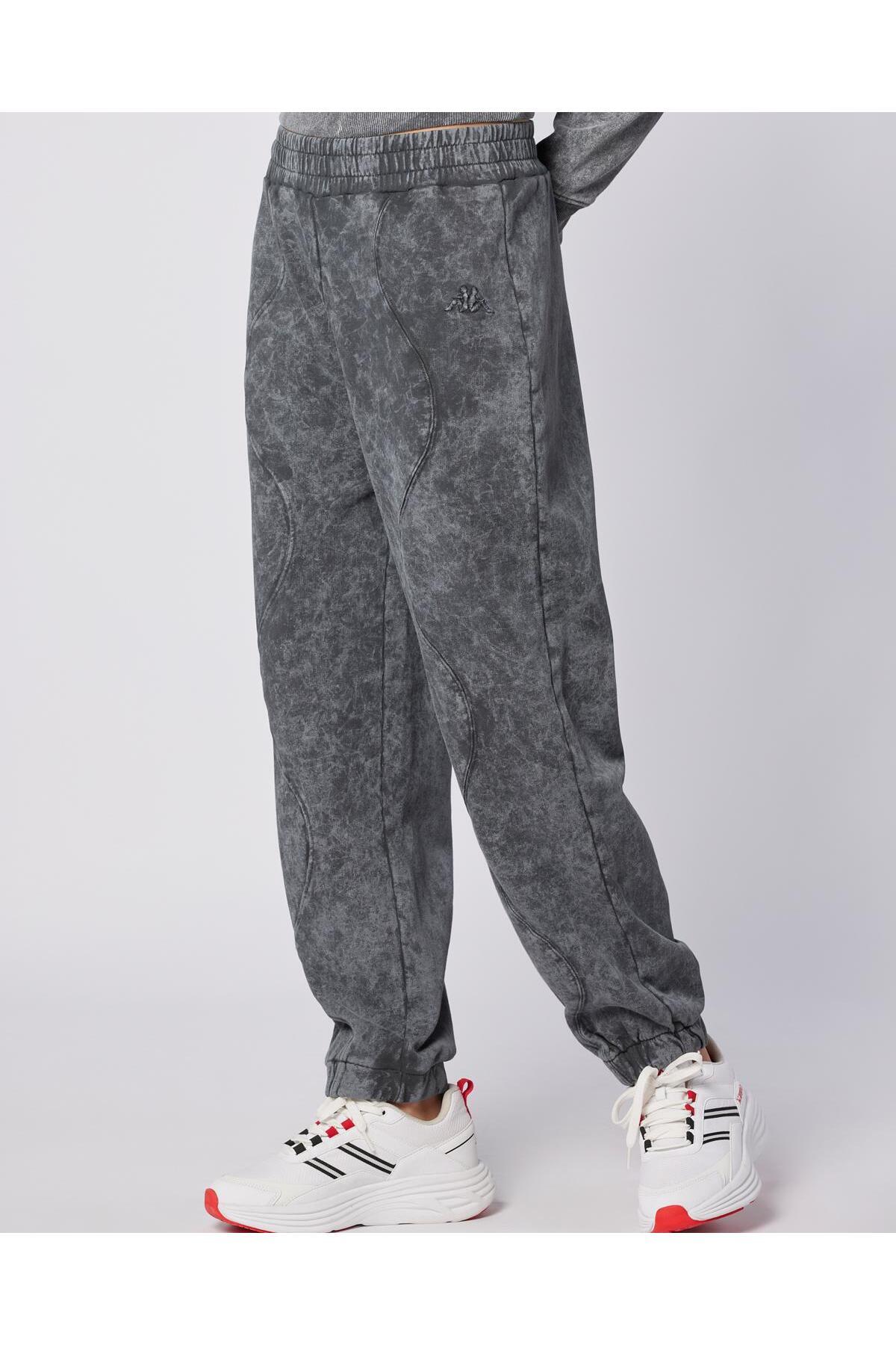Kappa-بنطال رياضي نسائي من Stichas Jogger ذو مقاس مريح من أنثراسايت 4