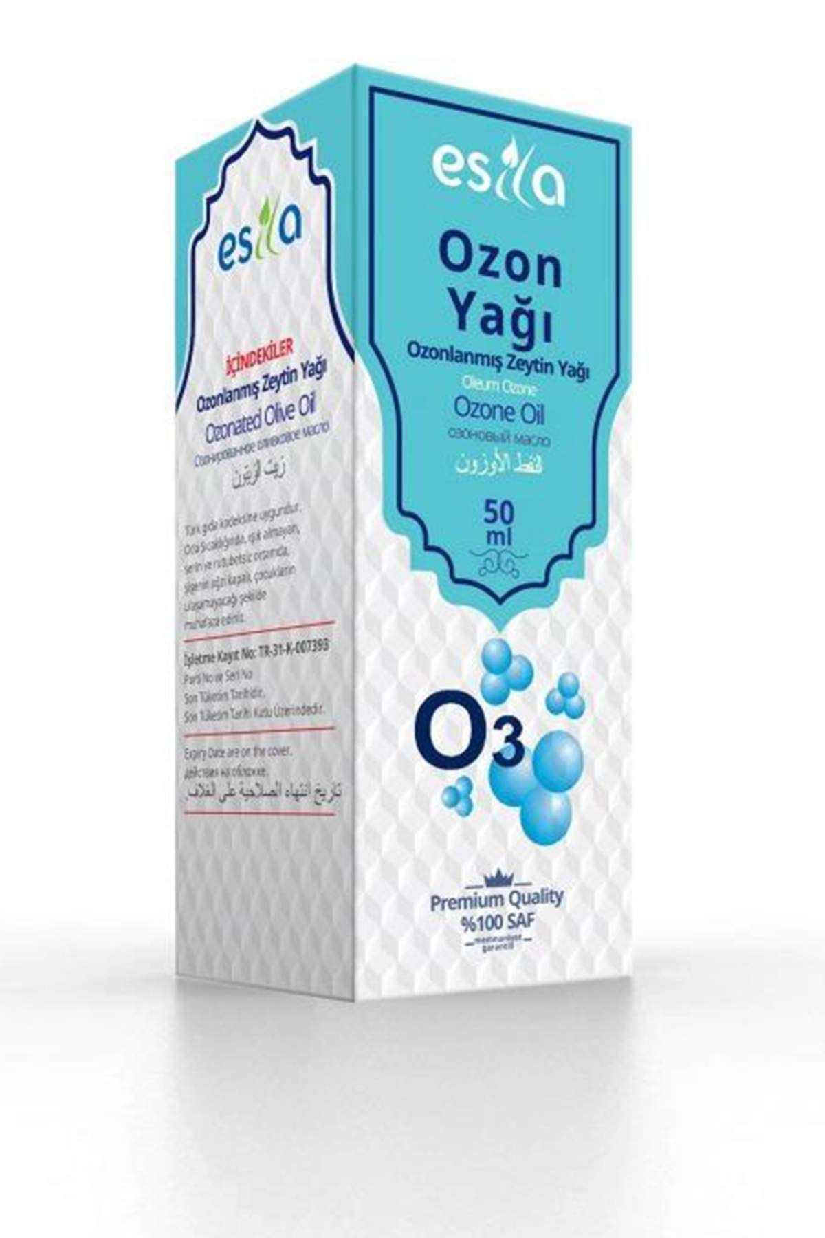 MBB ETİCARET Ozonlanmış Zeytin Yağı 50 Ml.