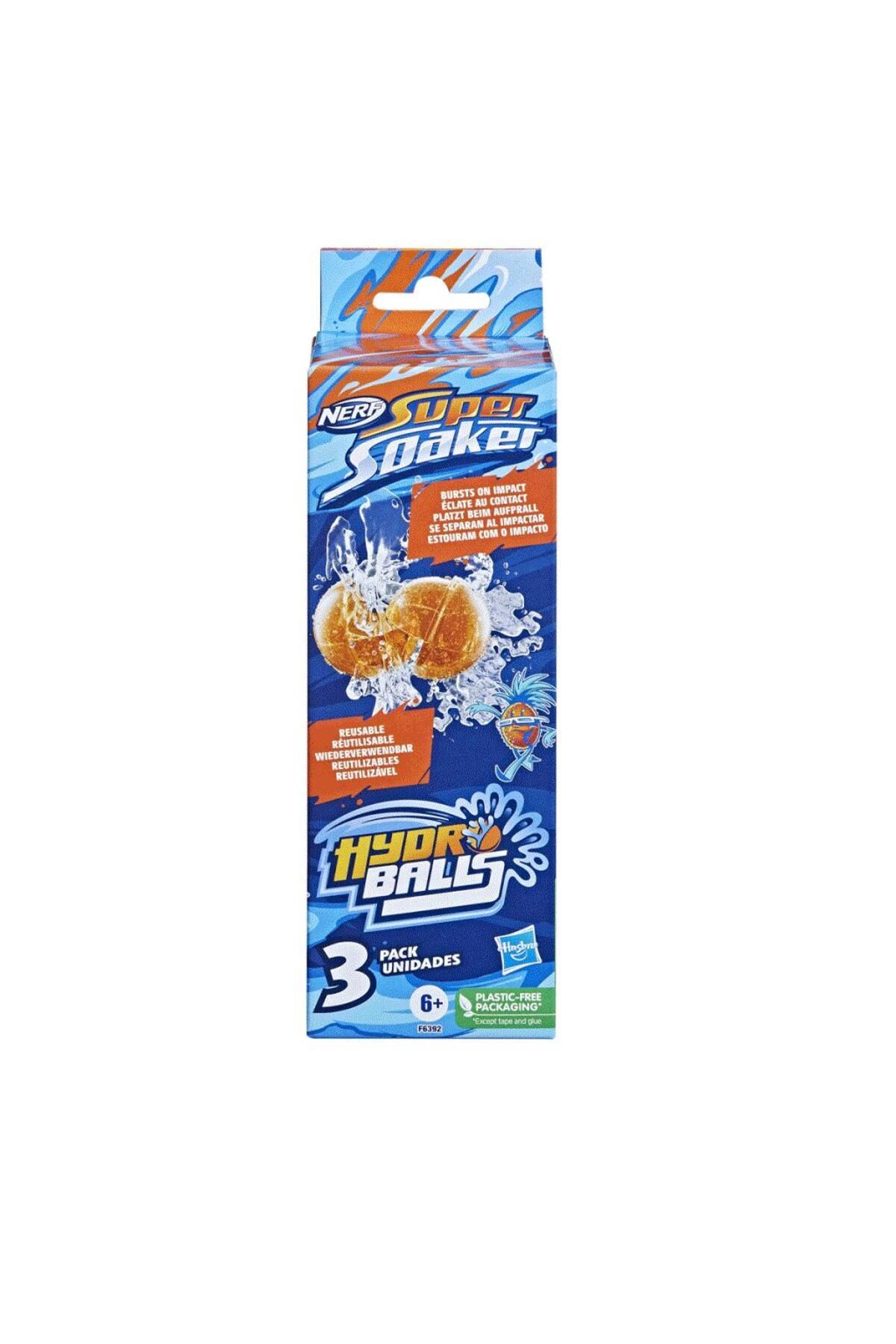 Shop58 F6392 Nerf Super Soaker Hydro Balls 3lü +6 yaş