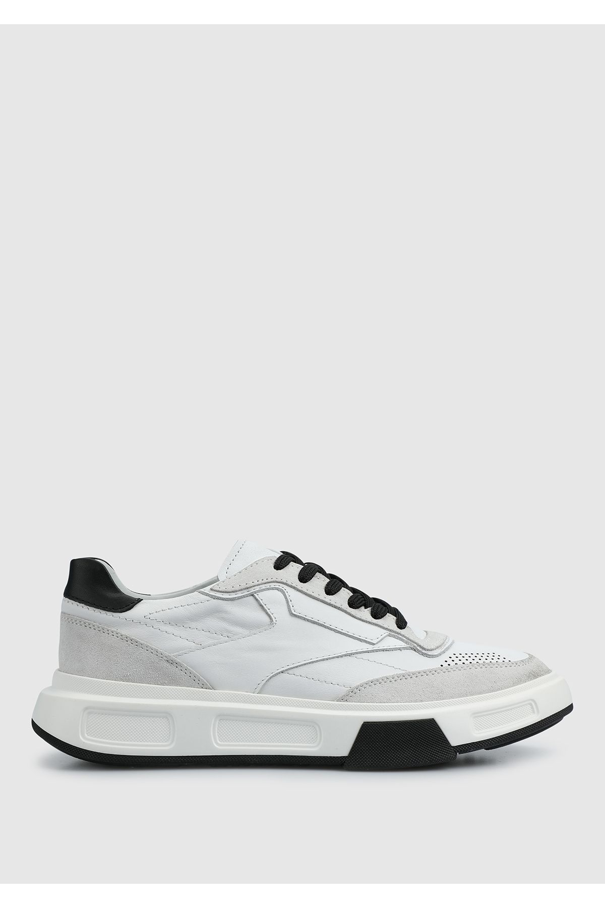 Provoq Beyaz Deri Erkek Sneaker