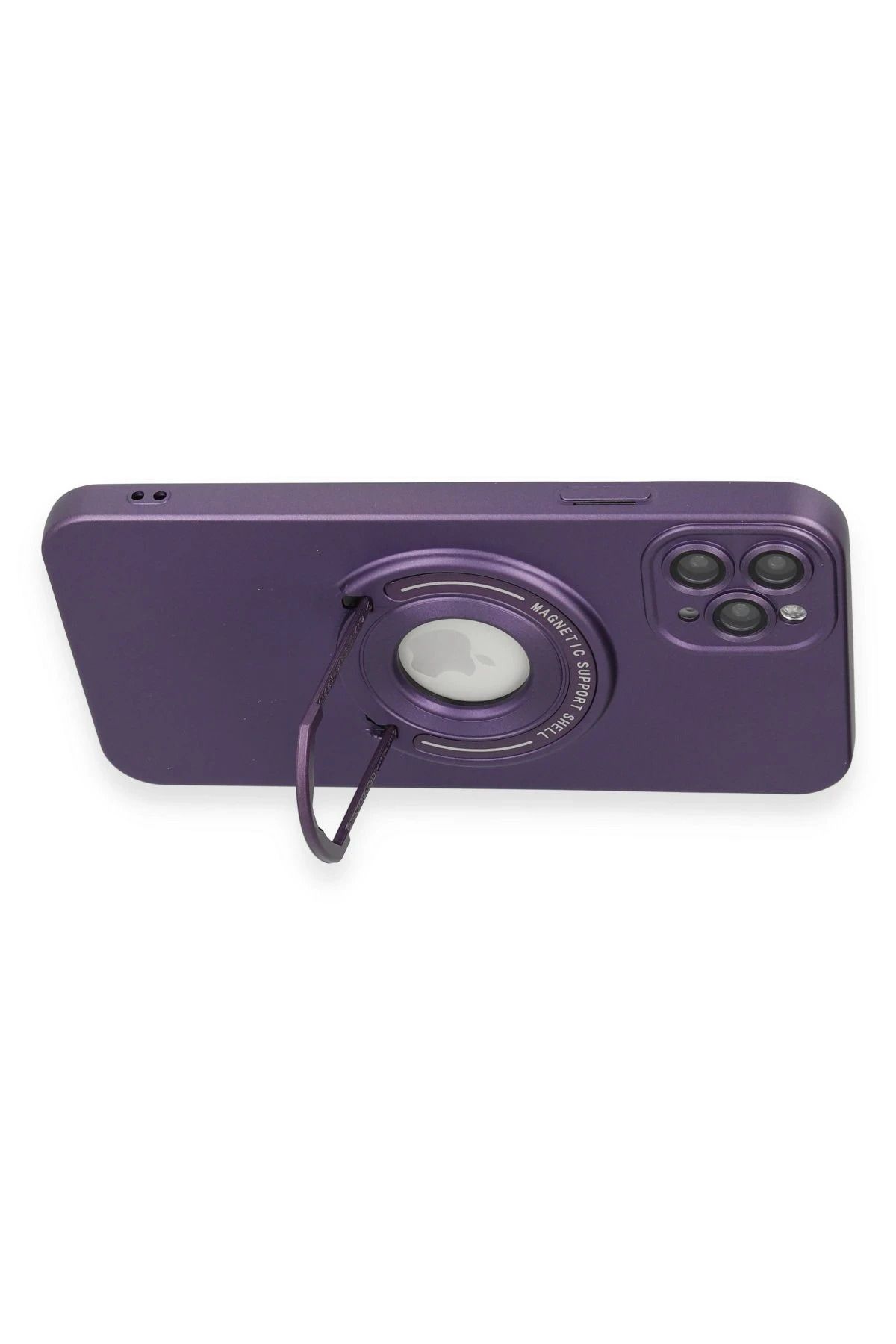 NewFace iPhone 11 Pro Kılıf Lukka Magneticsafe Kapak - Derin Mor SVLRS