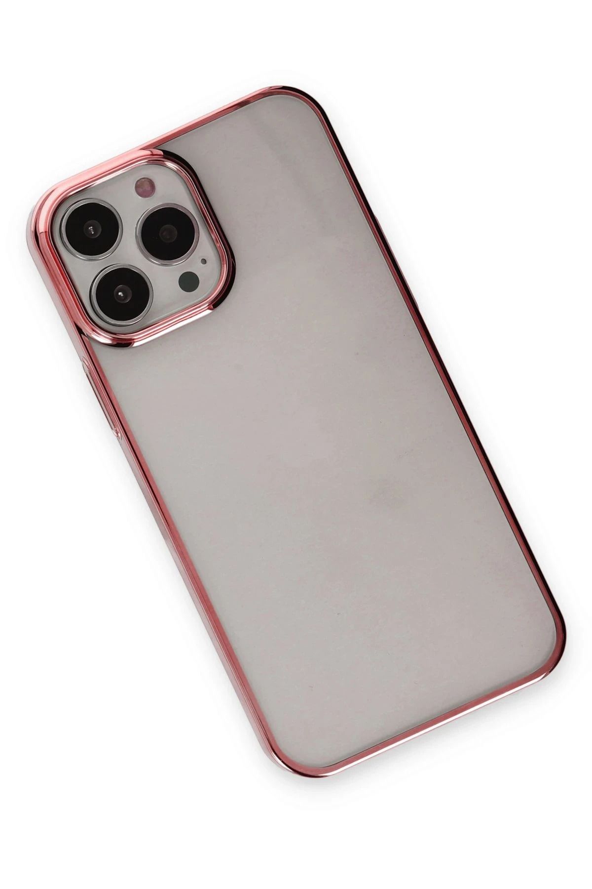 NewFace iPhone 13 Pro Kılıf Element Silikon - Pembe SVLRS