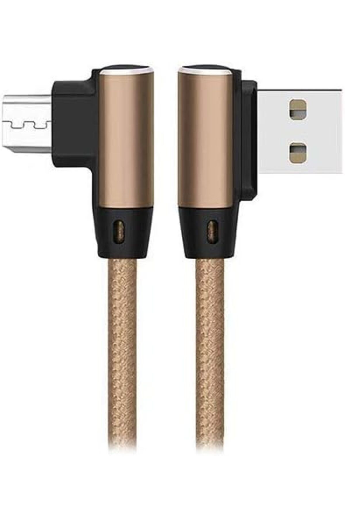 STOREMAX bystoreby SW-C555 1M 3A Micro Altın Kılıflı Metal -L- Kablo NewDesing 646268