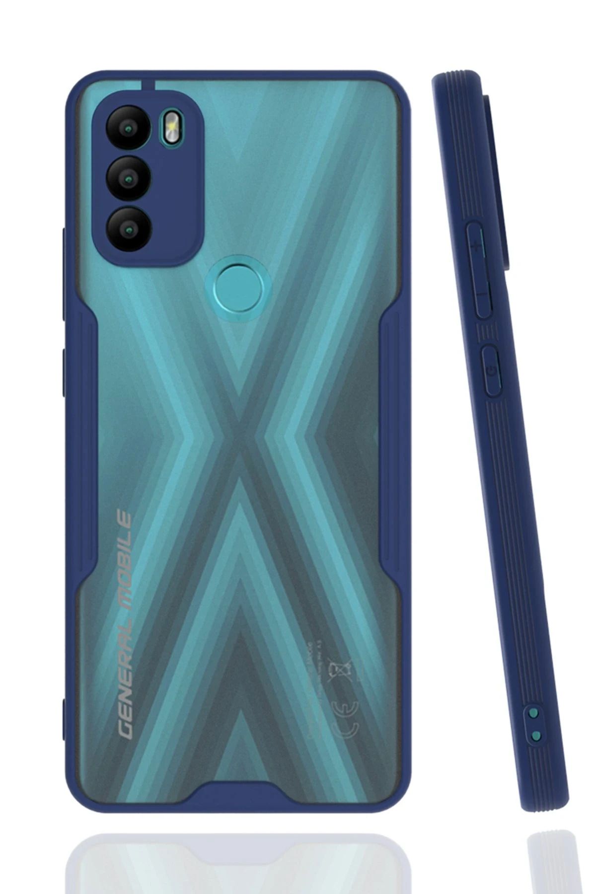 NewFace General Mobile GM 21 Plus Kılıf Platin Silikon - Lacivert SVLRS