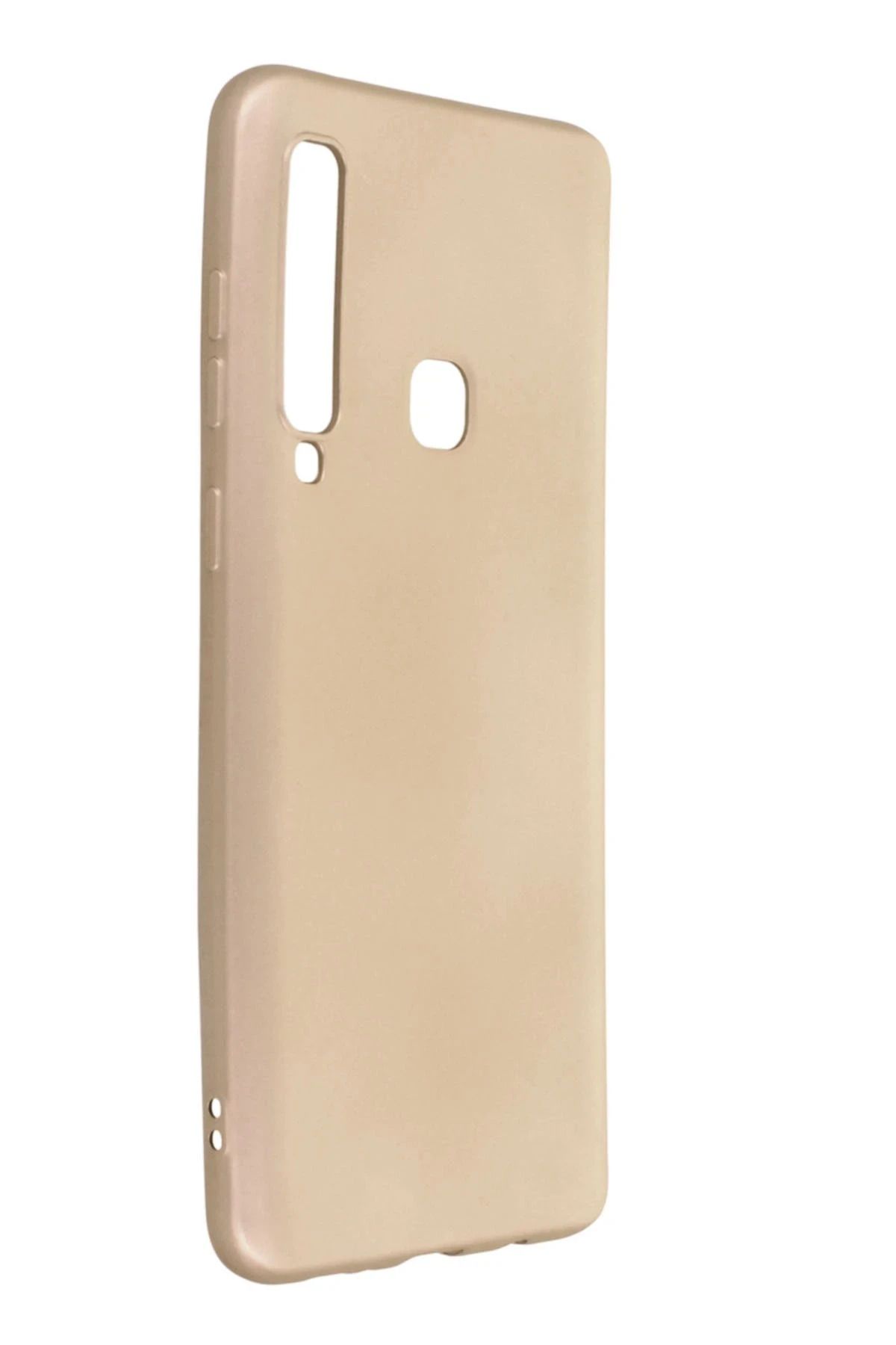 NewFace Samsung Galaxy A9 2018 Kılıf First Silikon - Gold SVLRS