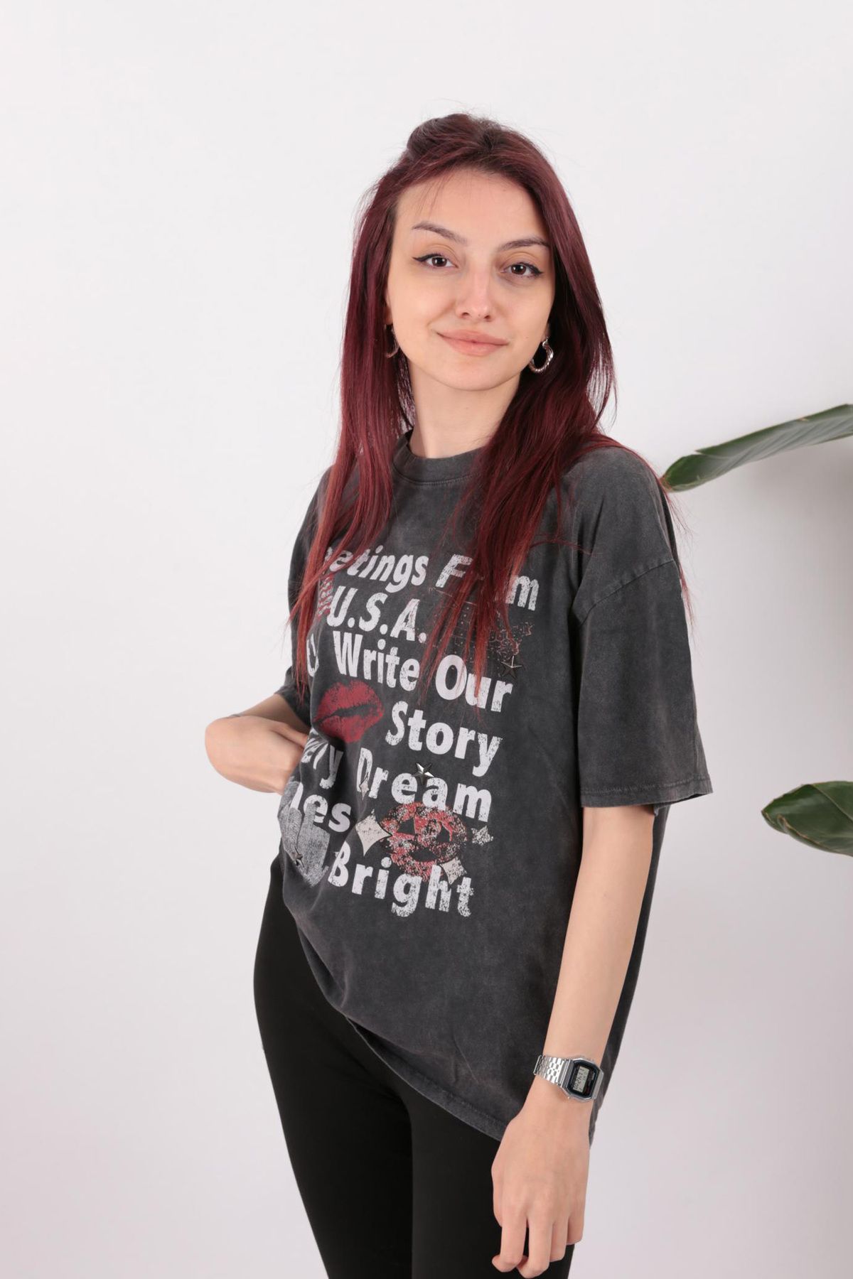BUSEM S0017355 Kadın T-Shirt