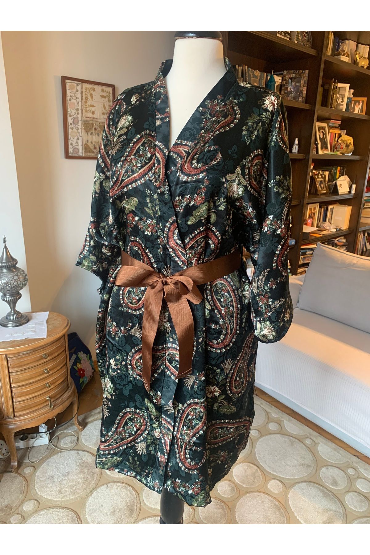 TheChakaCollection Nefti Şal Desen Kimono 1