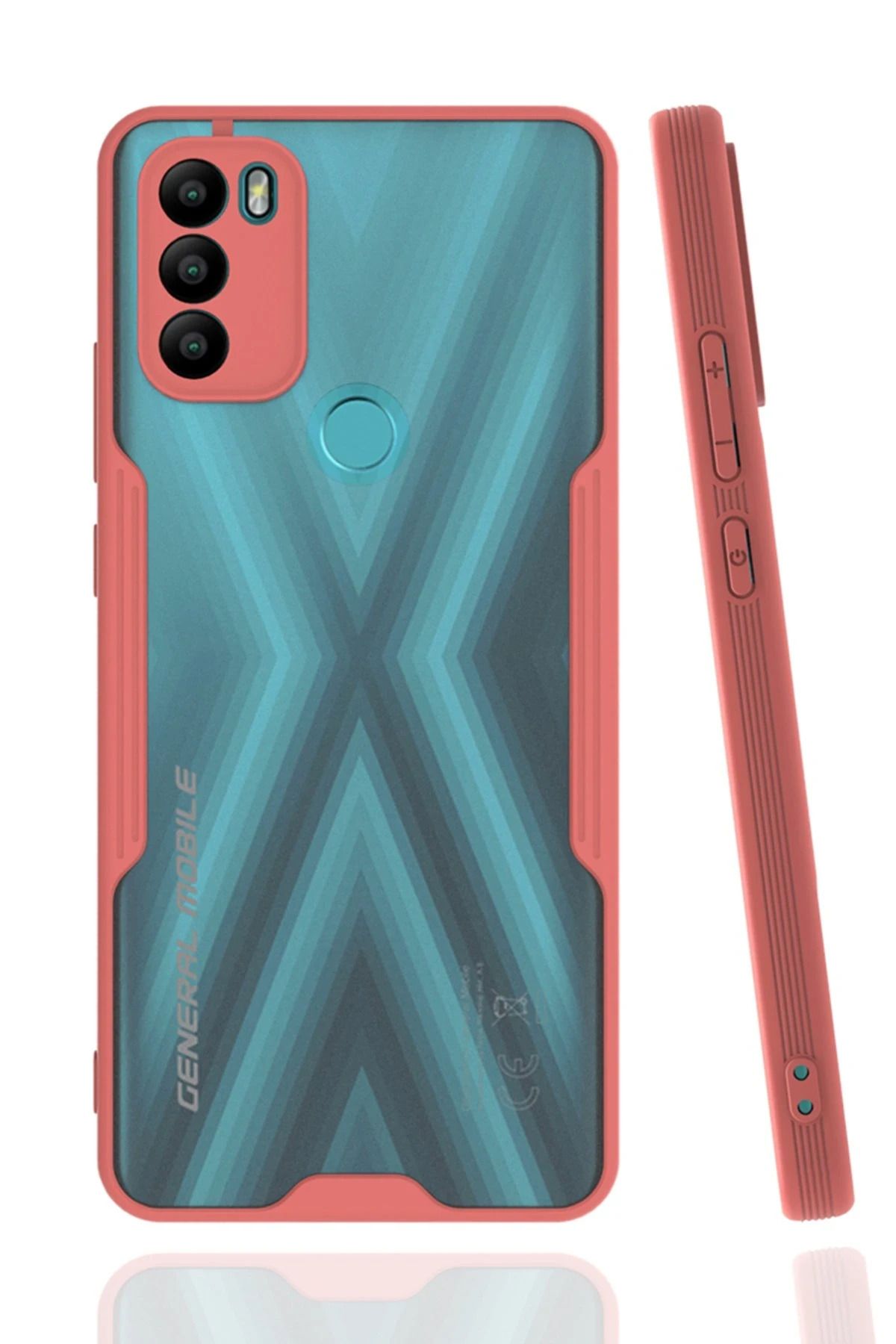NewFace General Mobile GM 21 Plus Kılıf Platin Silikon - Pembe SVLRS