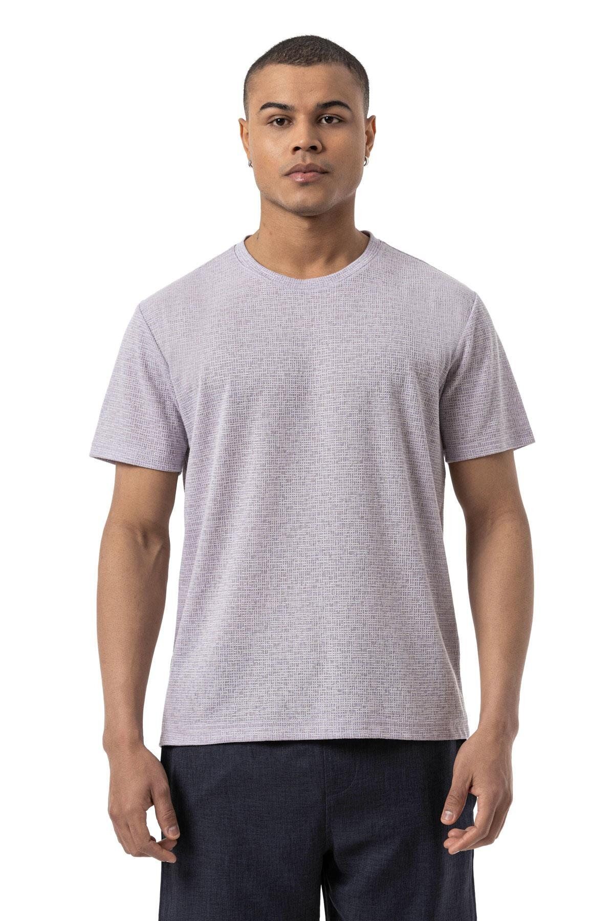 rugatchi Keten Bisiklet Yaka T-Shirt