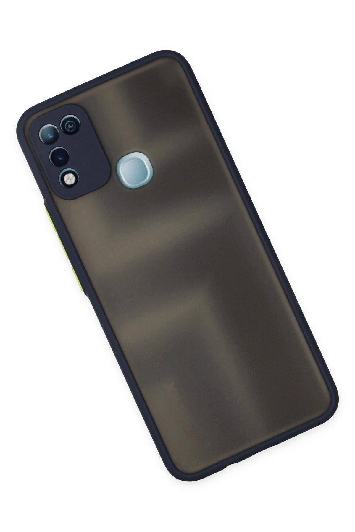 NewFace İnfinix Hot 10 Play Kılıf Montreal Silikon Kapak - Lacivert NRMSA