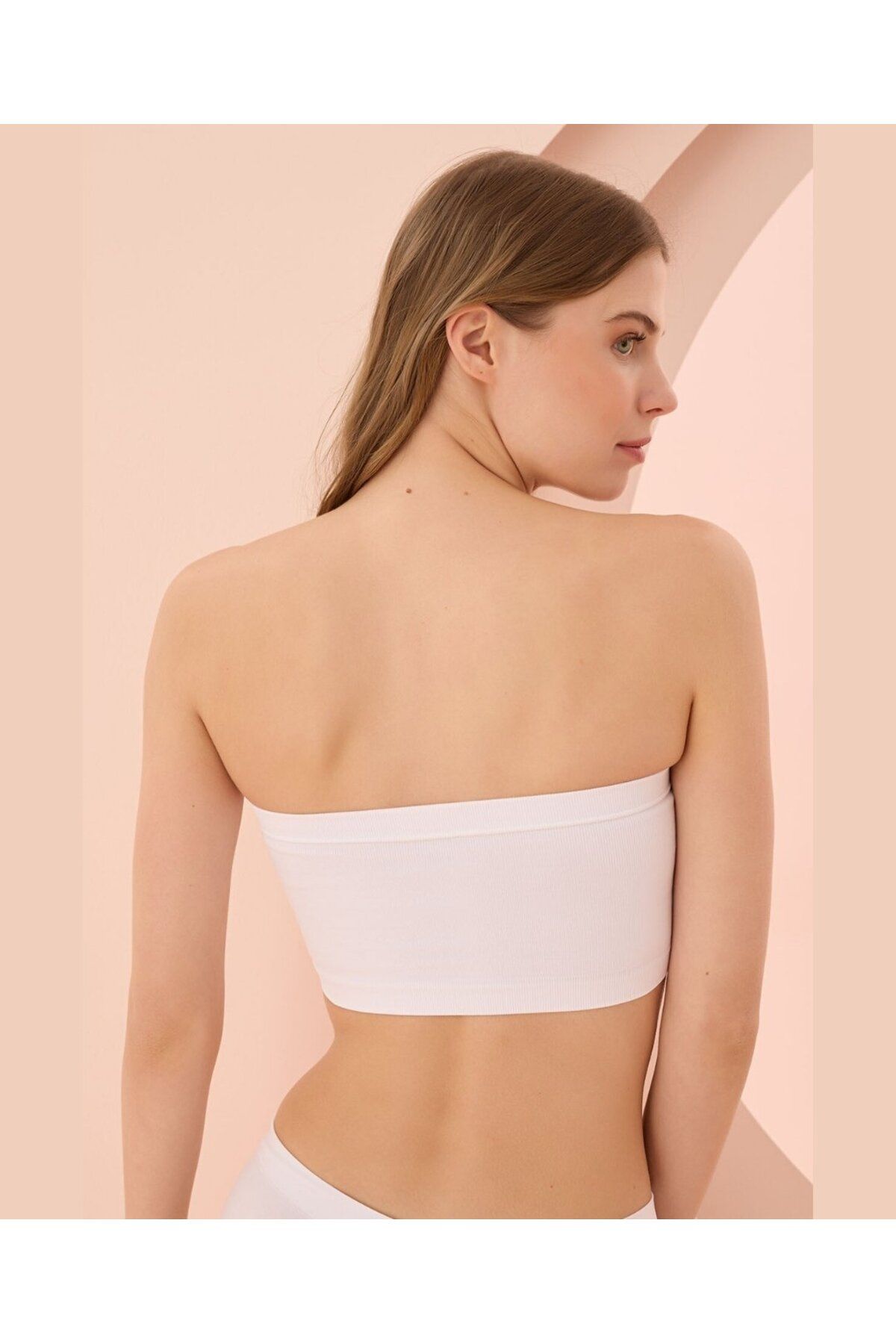 Shop58 NBB 2401 Taktel Büstiyer Beyaz