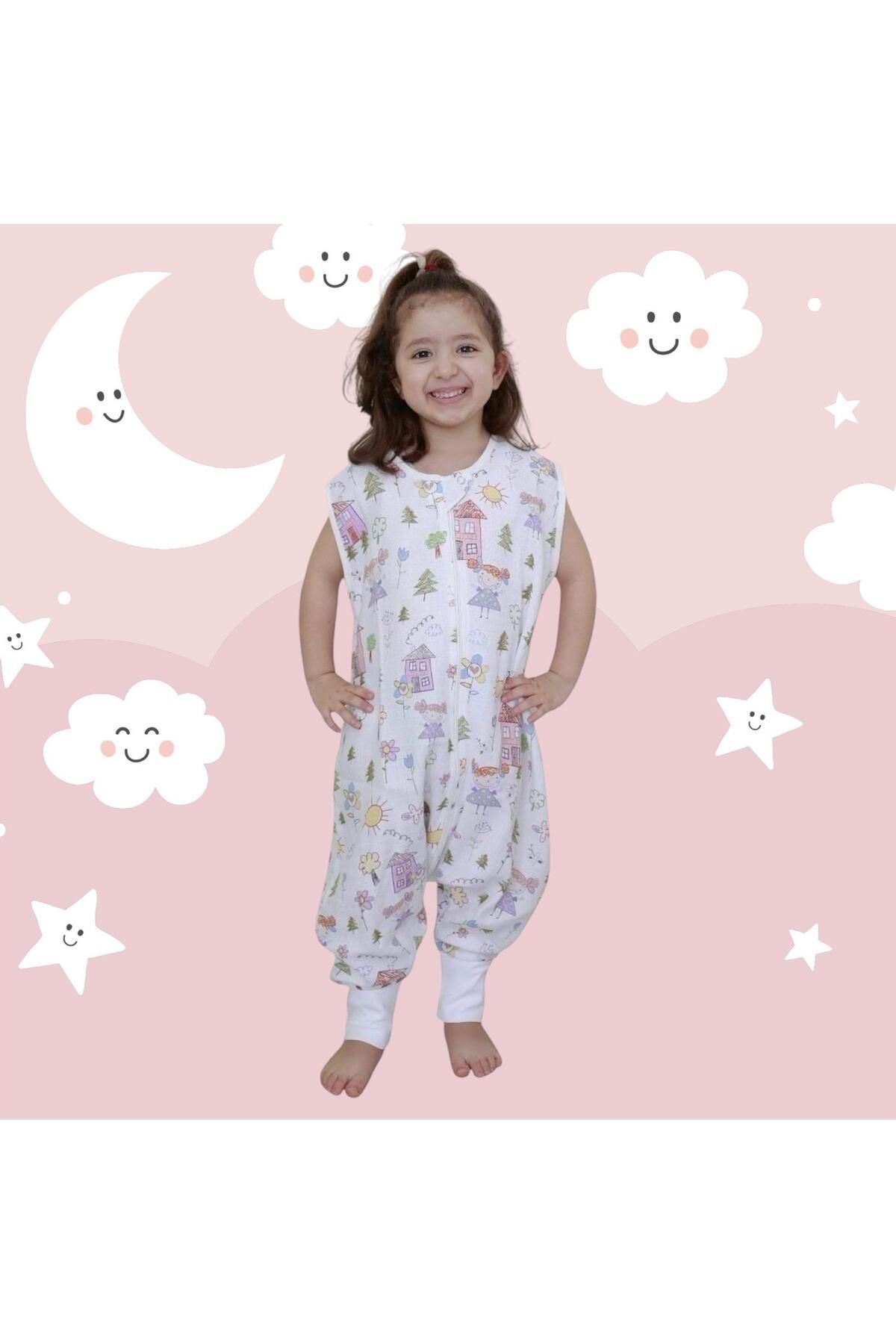 Next Baby 100% Cotton Muslin Floral Patterned Short Sleeve Zippered Sleeping Bag