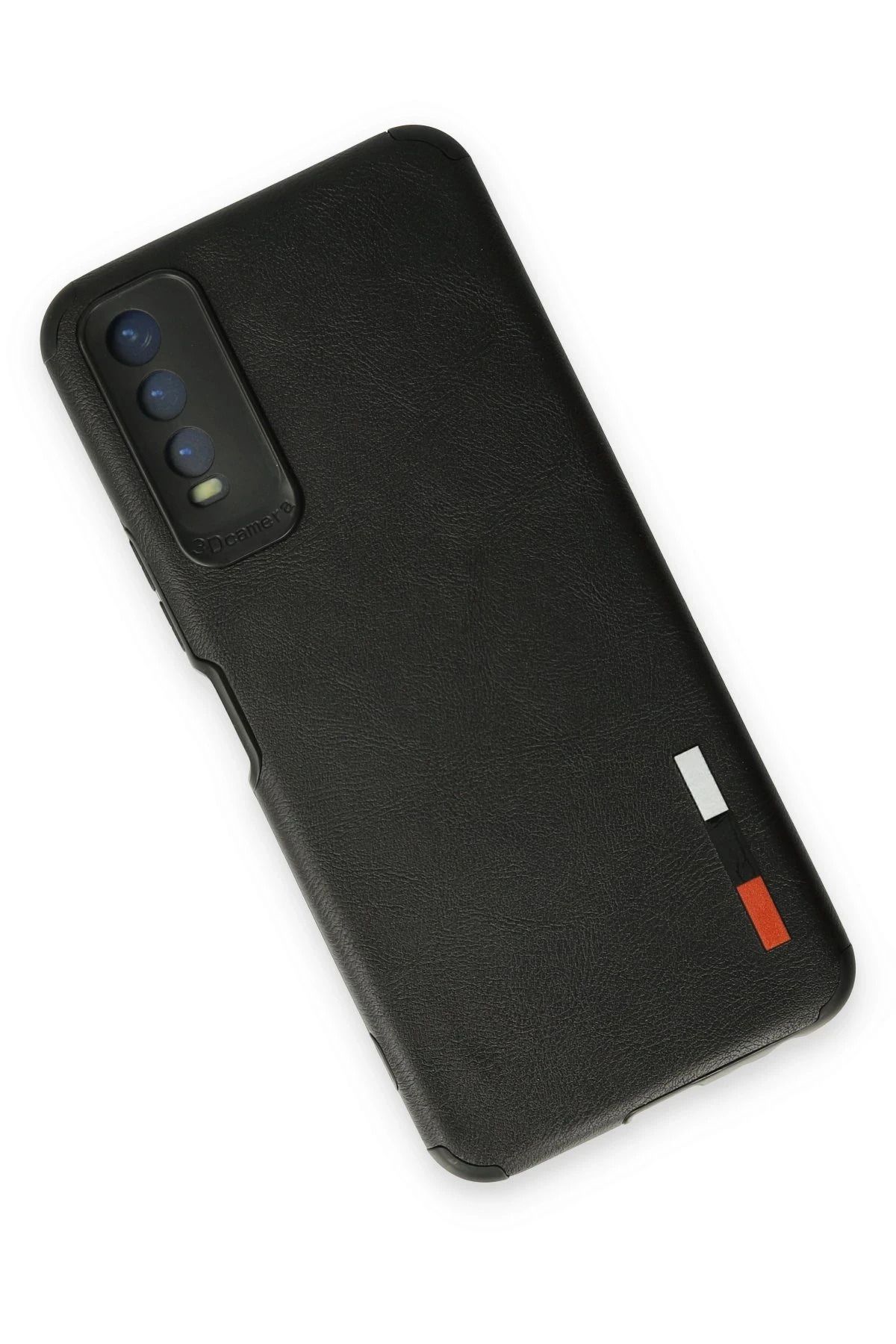 NewFace Vivo Y11S Kılıf Loop Deri Silikon - Siyah SVLRS