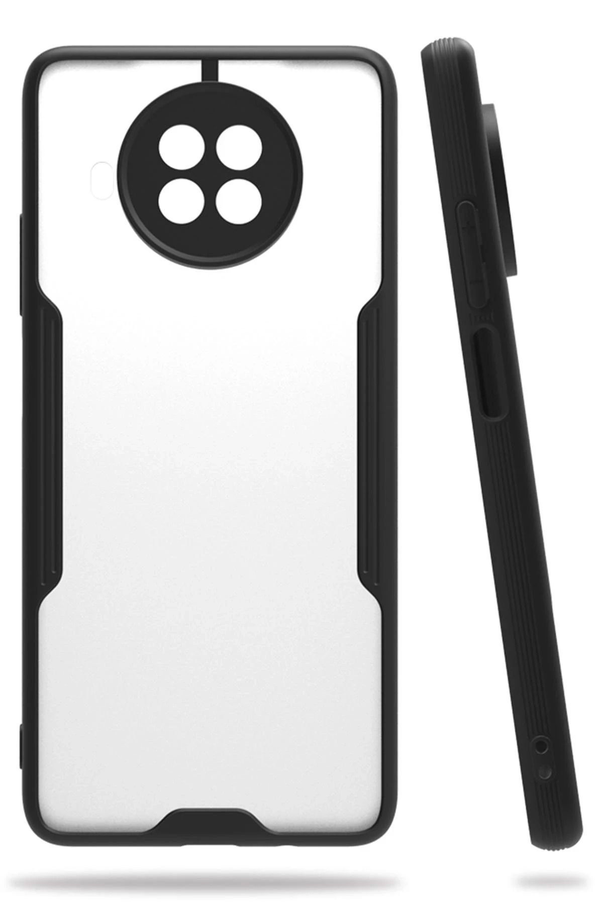 NewFace Xiaomi Mi 10T Lite Kılıf Platin Silikon - Siyah SVLRS
