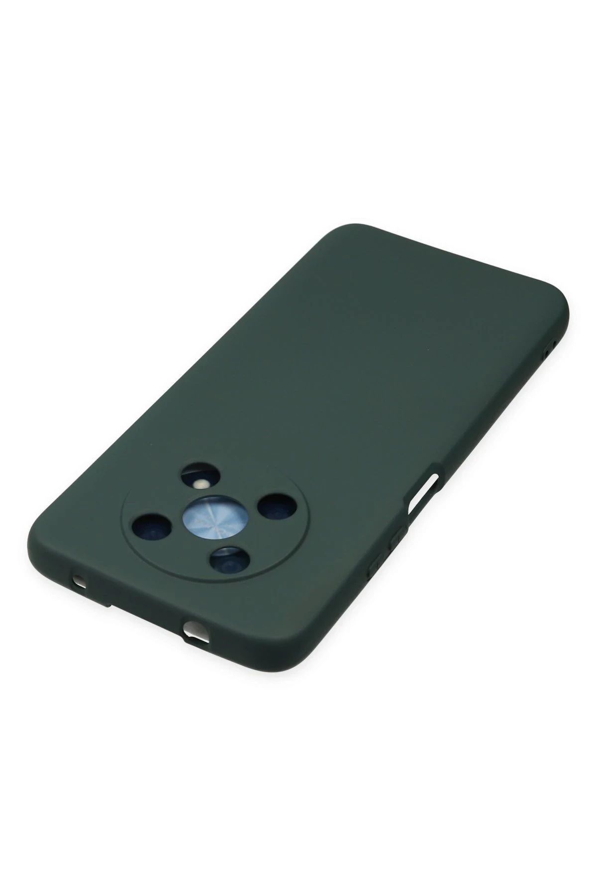 NewFace Huawei Nova Y90 Uyumlu Kılıf Nano içi Kadife Silikon - Koyu Yeşil SVLRS