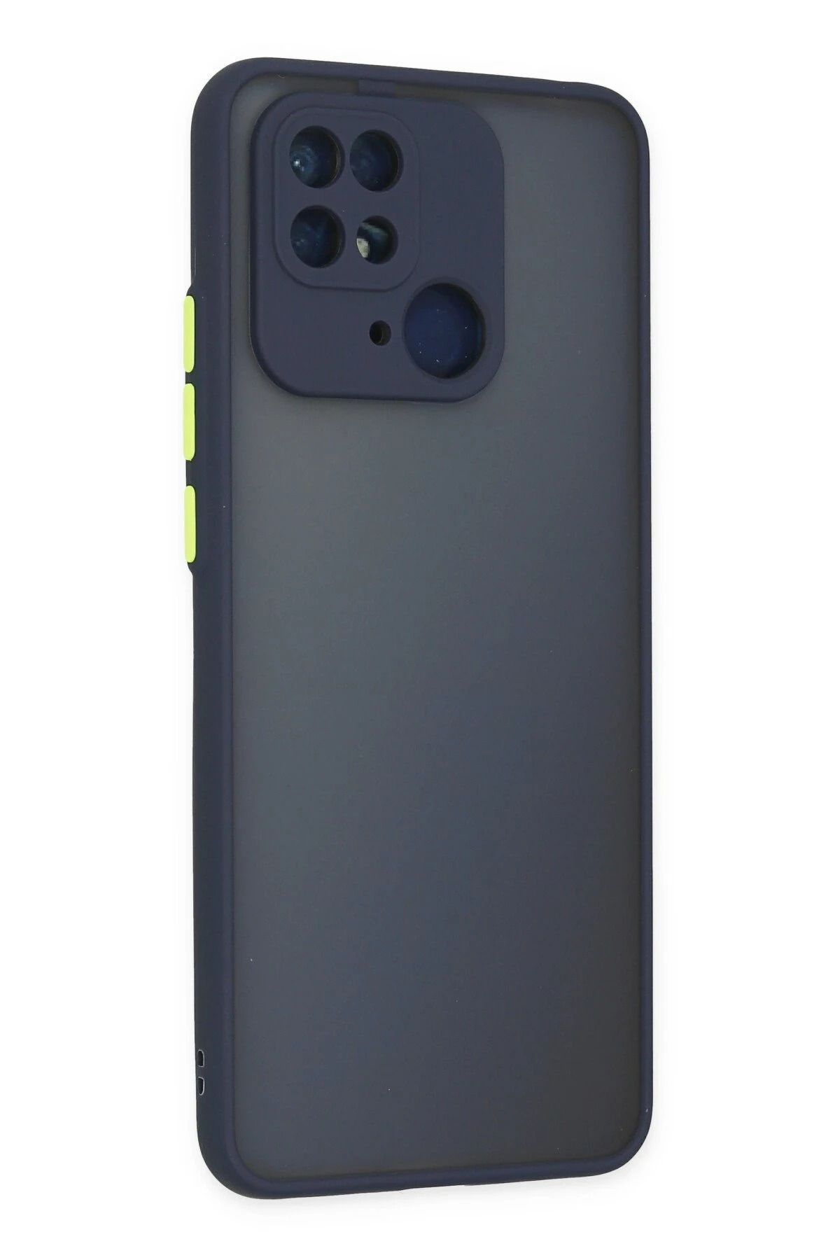 NewFace Xiaomi Redmi 10C Kılıf Montreal Silikon Kapak - Lacivert SVLRS