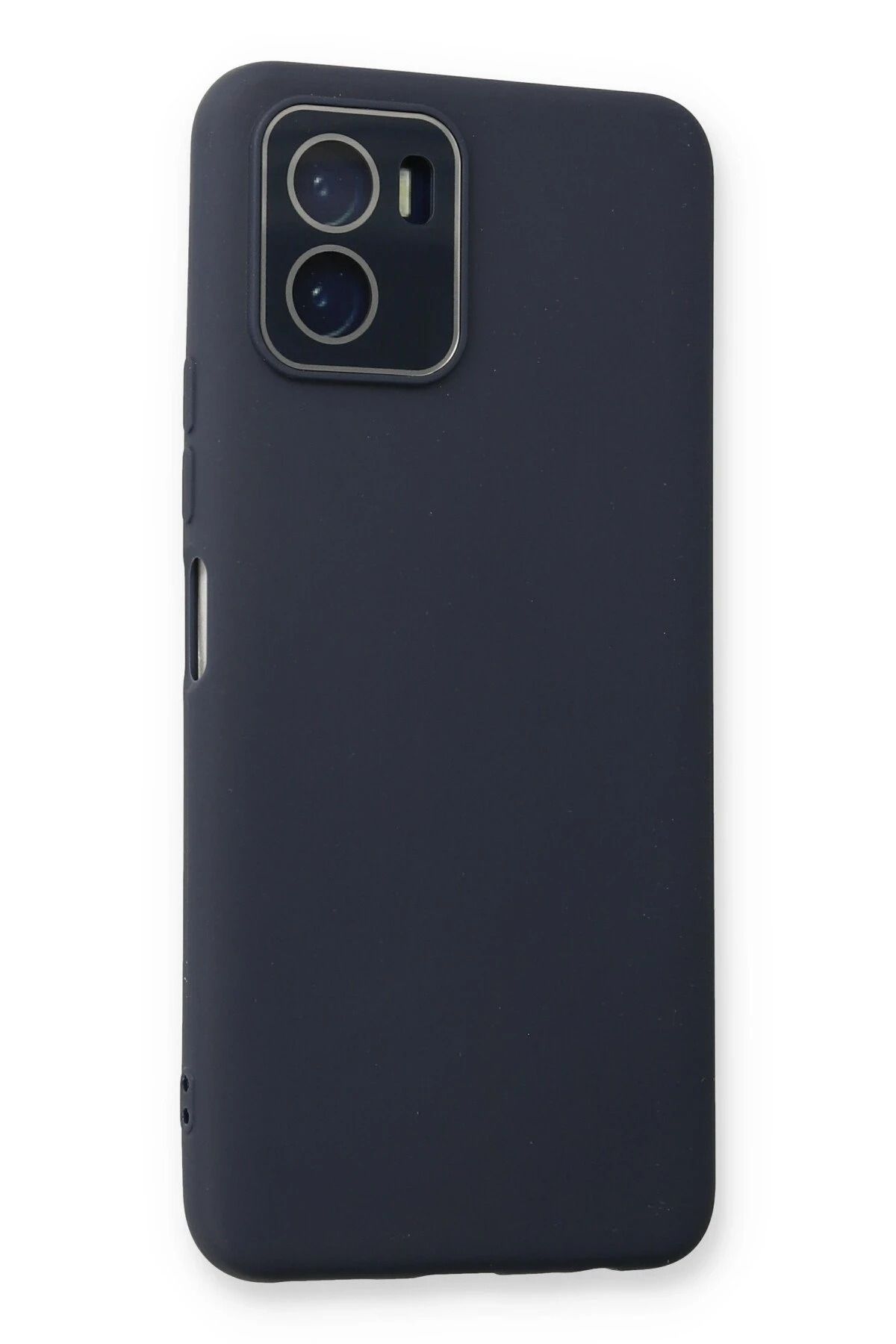 NewFace Vivo Y15S Kılıf Lansman Glass Kapak - Lacivert SVLRS