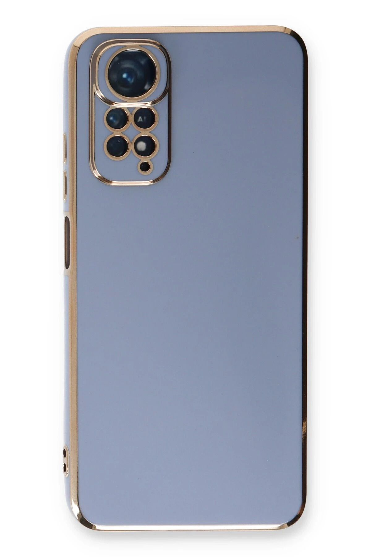 NewFace Xiaomi Redmi Note 11 Kılıf Volet Silikon - Mavi NRMSA