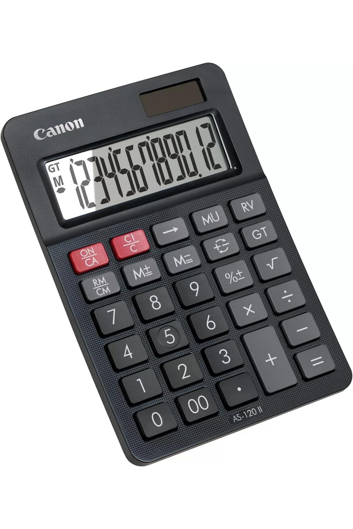 STOREMAX Masa Üstü Hesap Makinesi, AS-120 II EMEA HB ACCS, 4549292108538, Tek Beden, Siyah