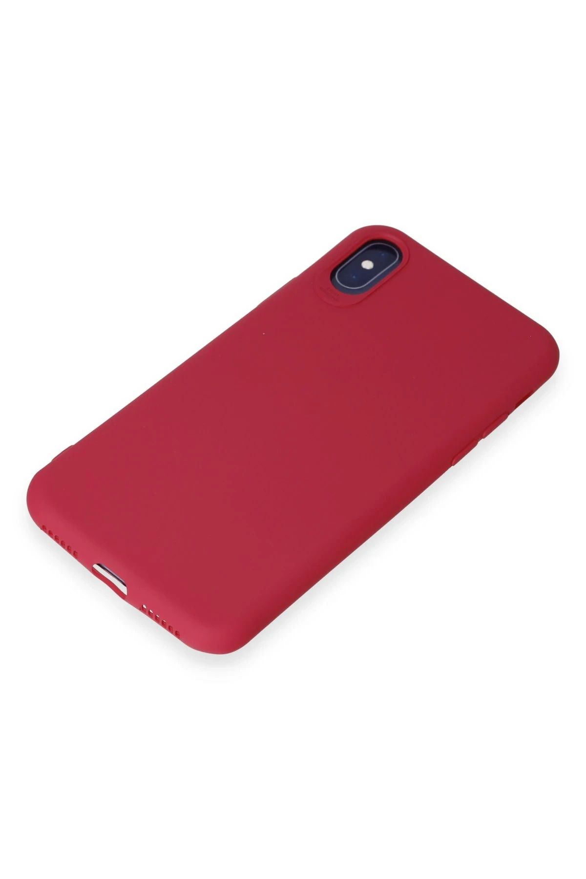 NewFace iPhone X Kılıf First Silikon - Fuşya SVLRS