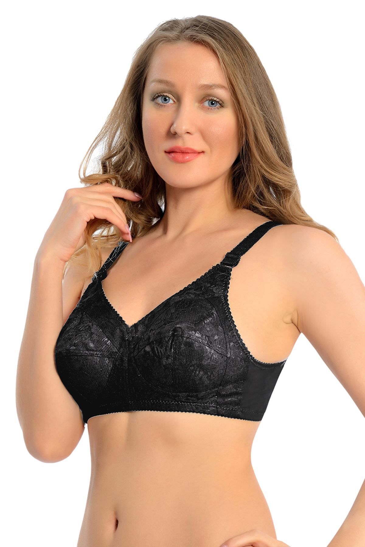 Shop58 Siyah Dantelli Toparlayıcı Sütyen - 507