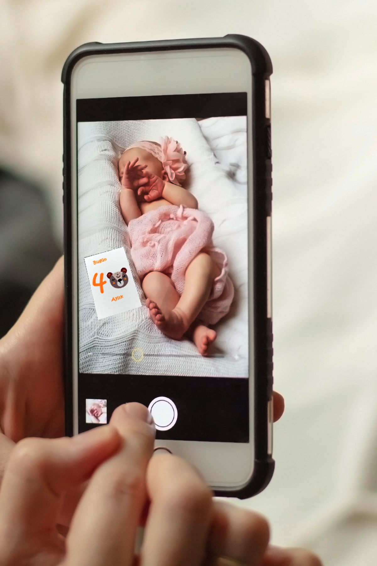 Moky Design Bebek Hediyelik Aylık Fotoğraf Anı Battaniyesi, Hediye Erkek Kız Bebek Yeni Doğan Doğum Hediyesi fotoğrafı 5 (önizleme)