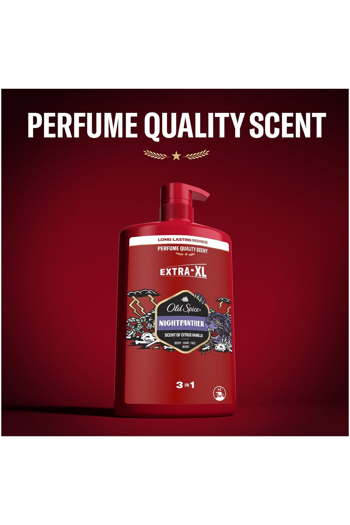 Old Spice-Gel de dus si sampon 3 in 1 Old Spice Nightpanther pentru corp 5