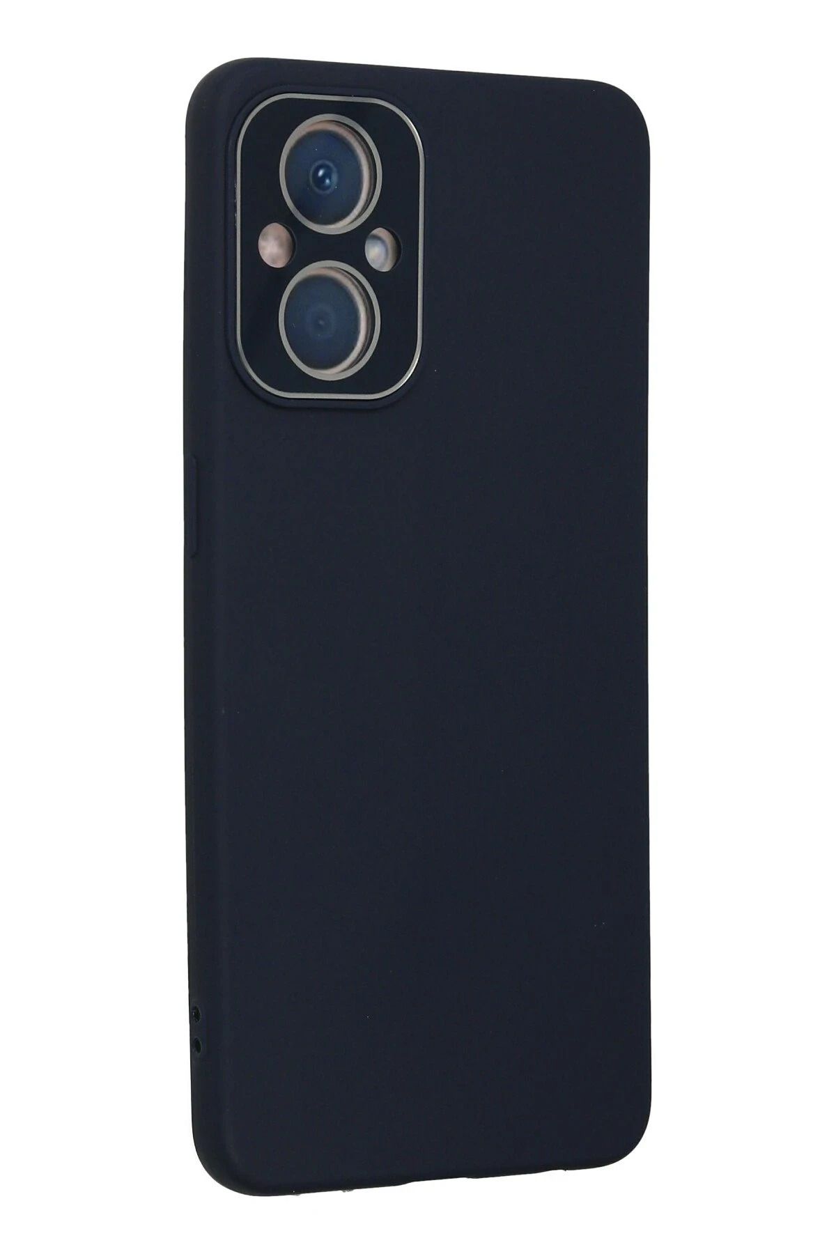 NewFace Reno 7 Lite Kılıf Lansman Glass Kapak - Lacivert WLZOR