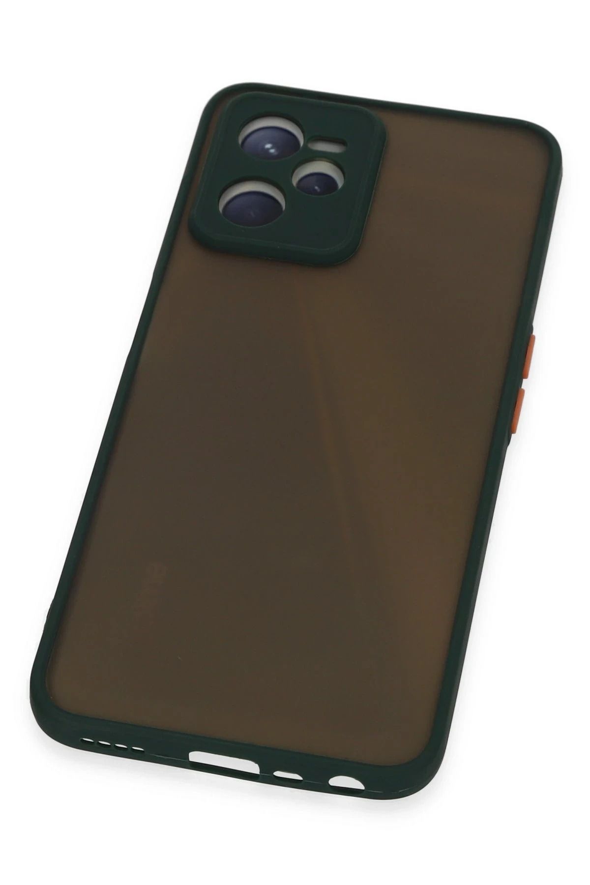 NewFace Realme C35 Kılıf Montreal Silikon Kapak - Yeşil NRMSA