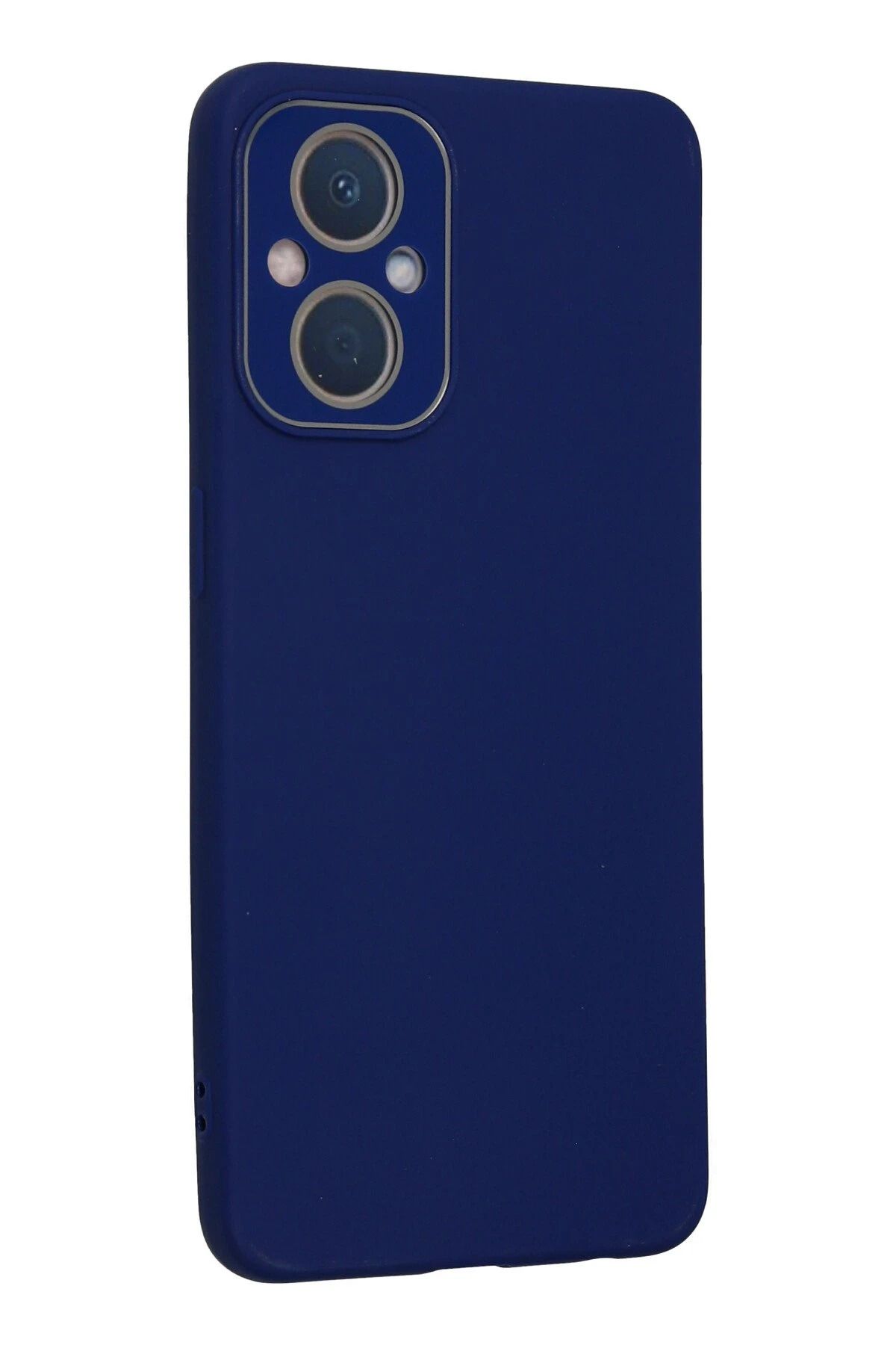 NewFace Reno 7 Lite Kılıf Lansman Glass Kapak - Sky Blue WLZOR