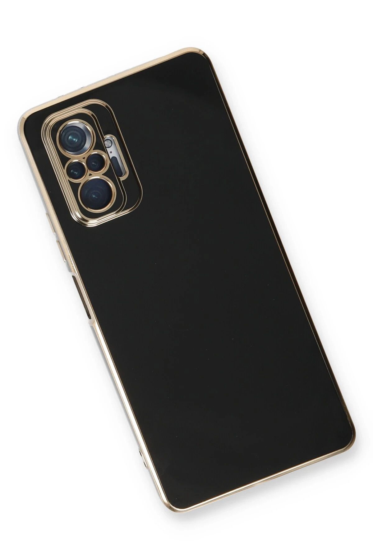 NewFace Xiaomi Redmi Note 10 Pro Kılıf Volet Silikon - Siyah NRMSA
