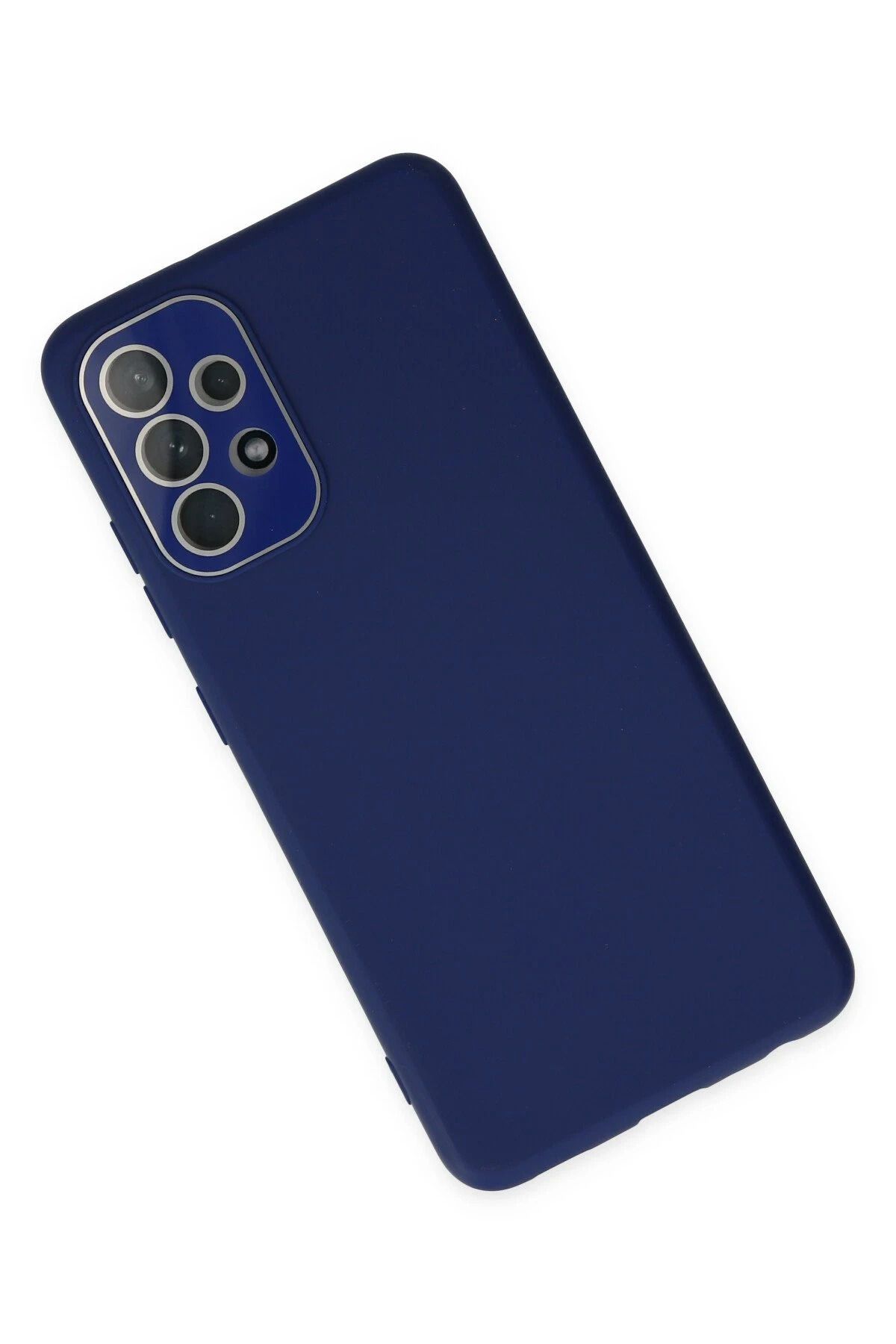 NewFace Samsung Galaxy A33 5G Kılıf Lansman Glass Kapak - Sky Blue NRMSA