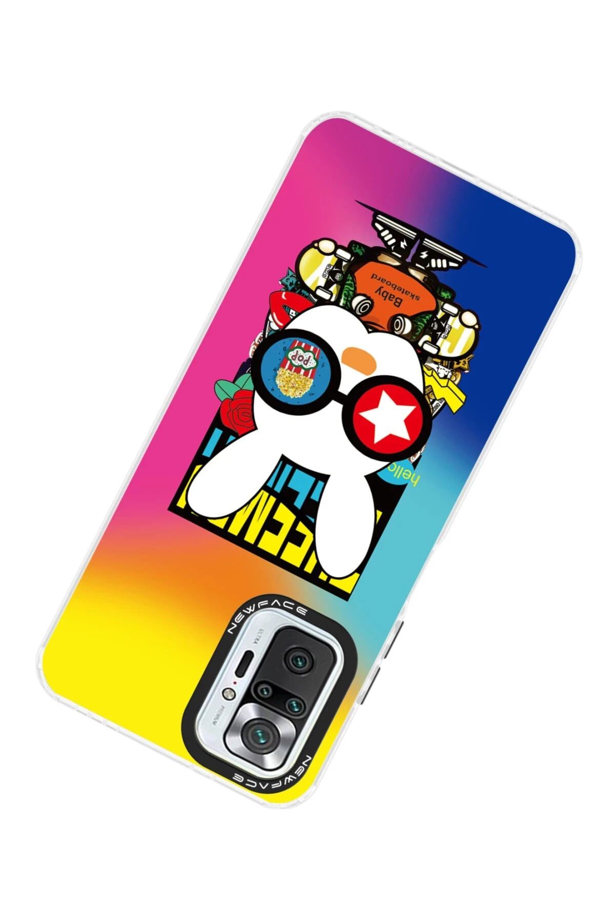 NewFace Xiaomi Redmi Note 10 Pro Kılıf Estoril Desenli Kapak - Estoril - 10 GLSTD