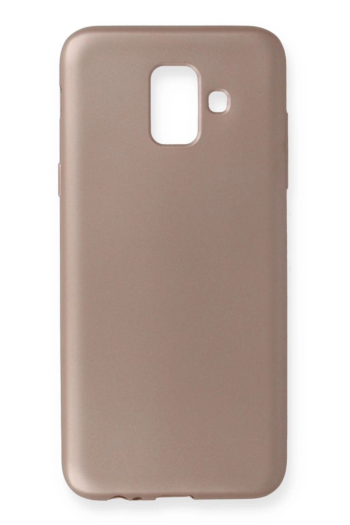 NewFace Samsung Galaxy A6 2018 Kılıf First Silikon - Rose Gold SVLRS
