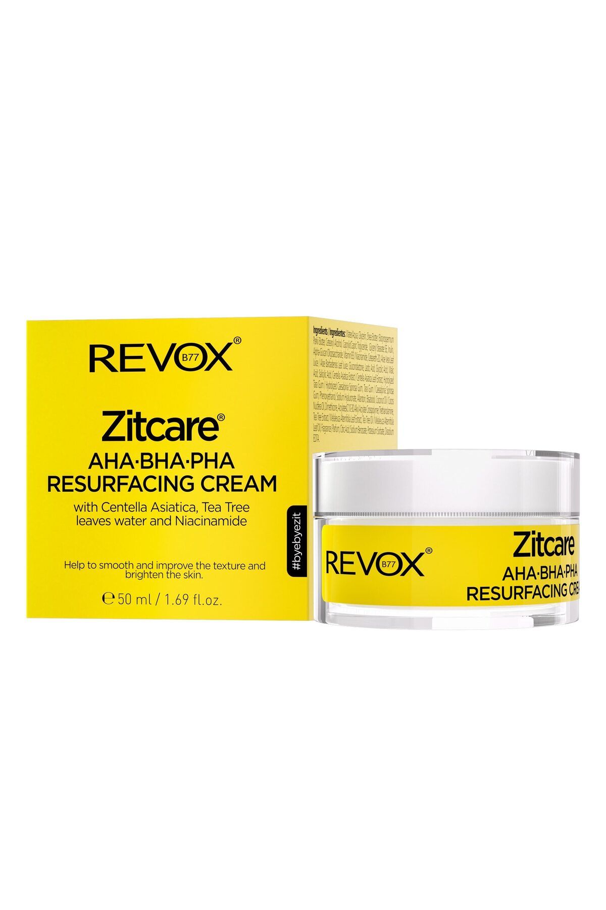 Revox-Regenerating face cream with AHA BHA PHA Zitcare 3