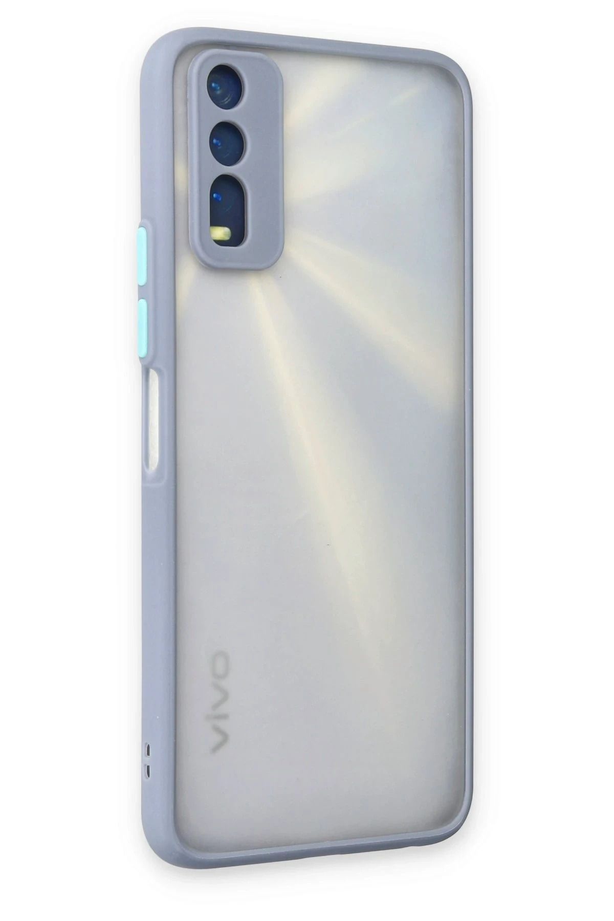 NewFace Vivo Y11S Kılıf Montreal Silikon Kapak - Gri WLZOR