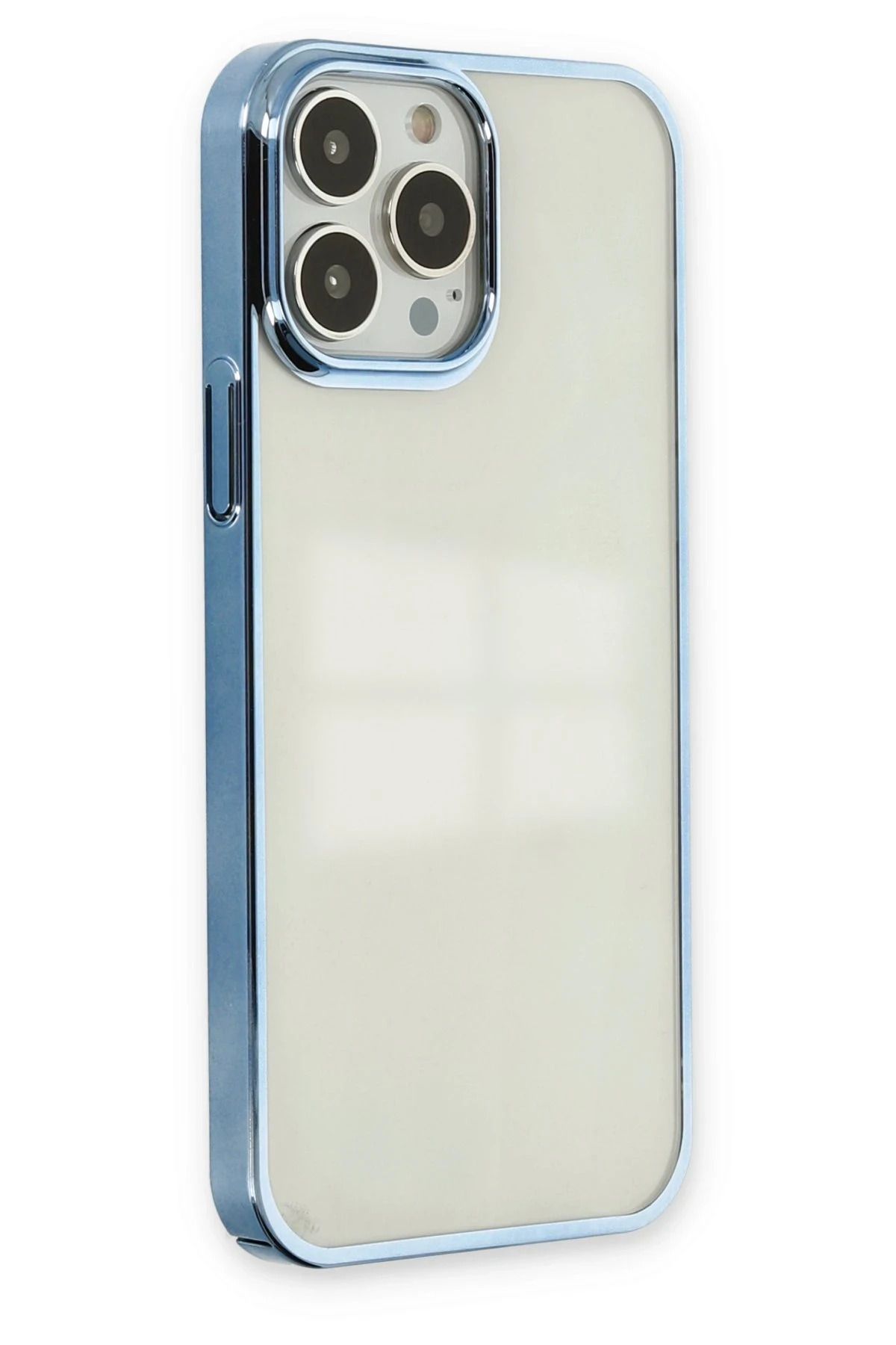 NewFace iPhone 13 Pro Kılıf Element Silikon - Sky Blue WLZOR