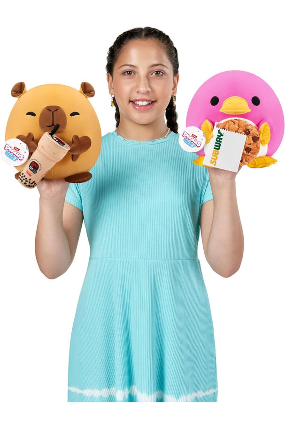 Zuru-Snackles Series 2 Capybara & Boba 8 Inch Plush by ZURU, Ultra Soft Plush, Collectible Plush with ... 3