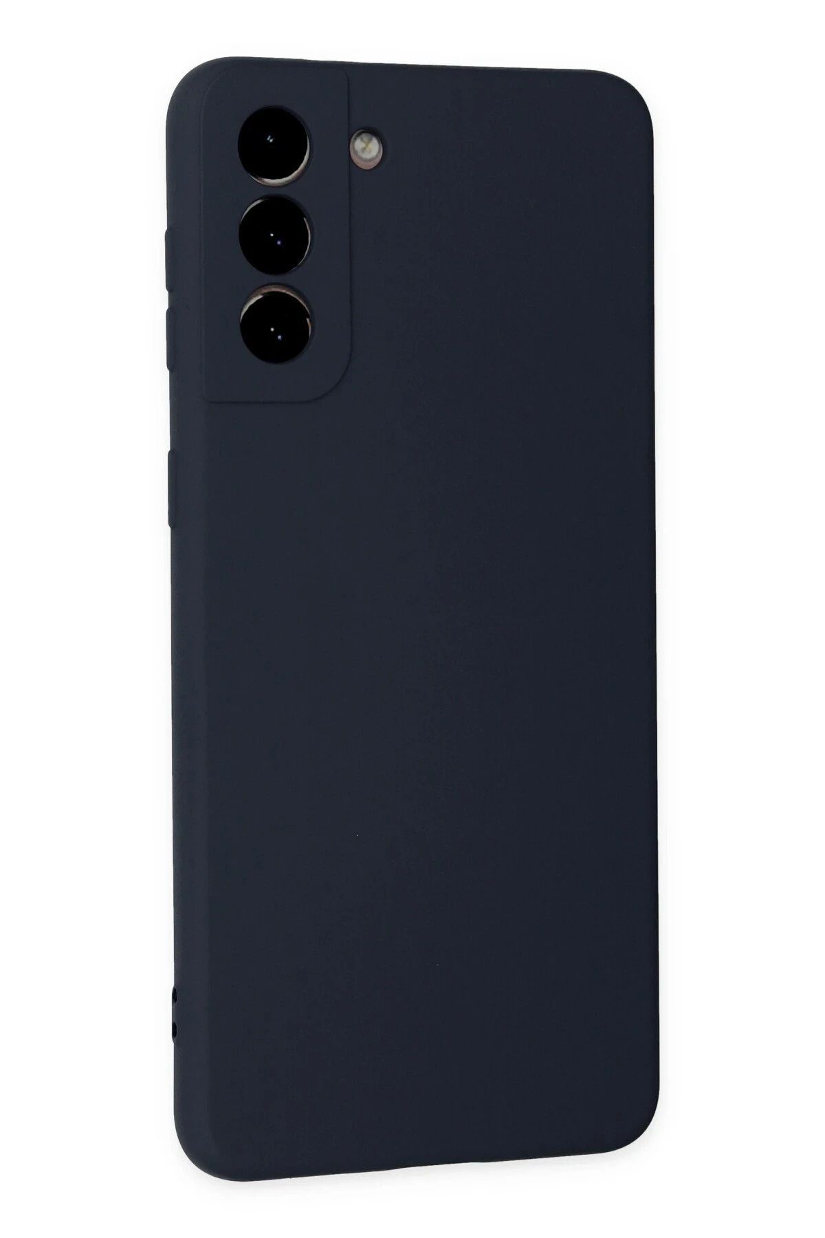 NewFace Galaxy S21 Plus Uyumlu Kılıf Nano içi Kadife Silikon - Lacivert NRMSA