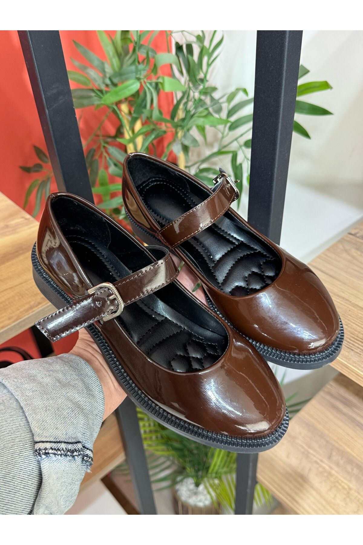HVZ Exclusive Kahverengi Kadın Günlük Rahat Ergonomik Ayakkabı