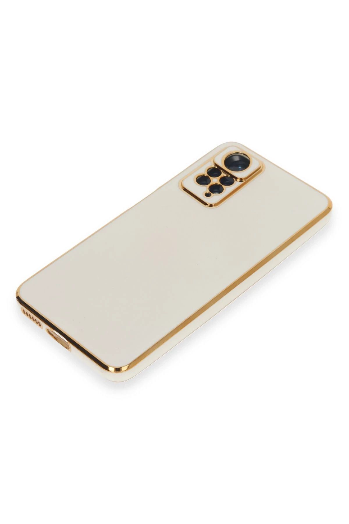 NewFace Xiaomi Redmi Note 12 Pro 4G Kılıf Volet Silikon - Beyaz GLSTD
