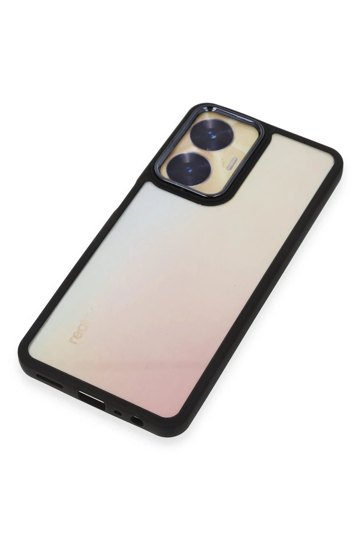 NewFace Realme C55 Kılıf Dora Kapak - Siyah WLZOR
