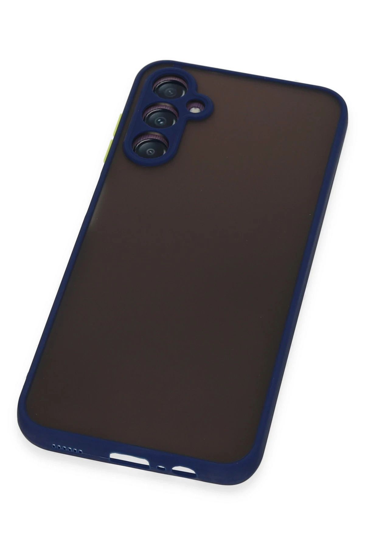 NewFace Samsung Galaxy A14 4G Kılıf Montreal Silikon Kapak - Lacivert SVLRS