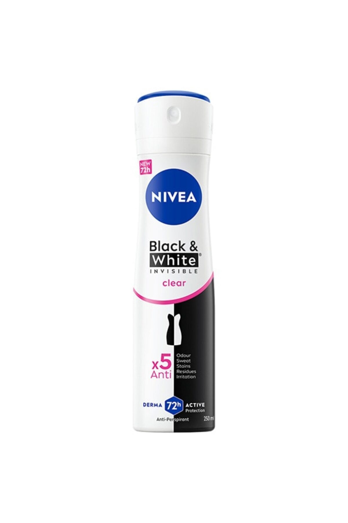 NIVEA-Deodorant spray Nivea Invisible for Black & White Clear 1