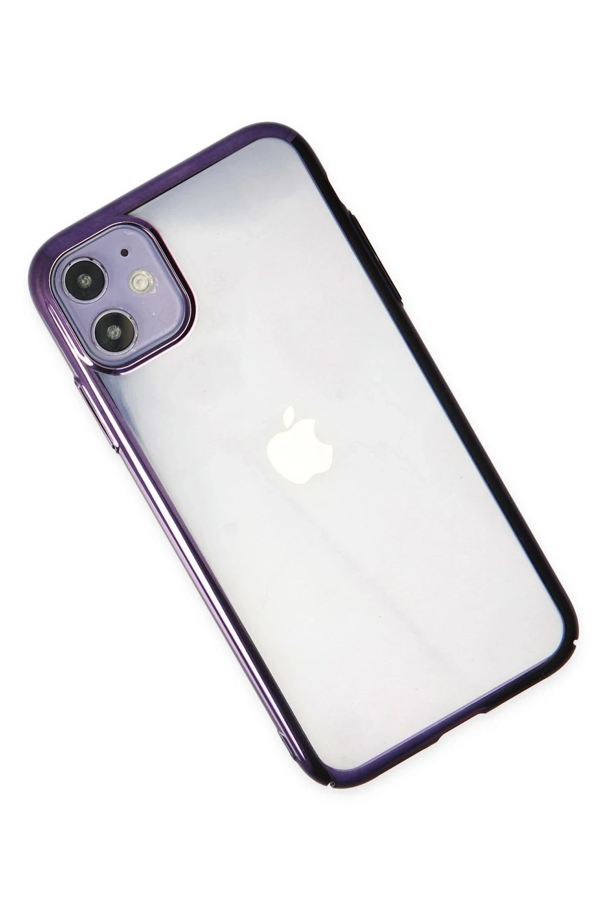 NewFace iPhone 12 Kılıf Element Silikon - Mor NRMSA