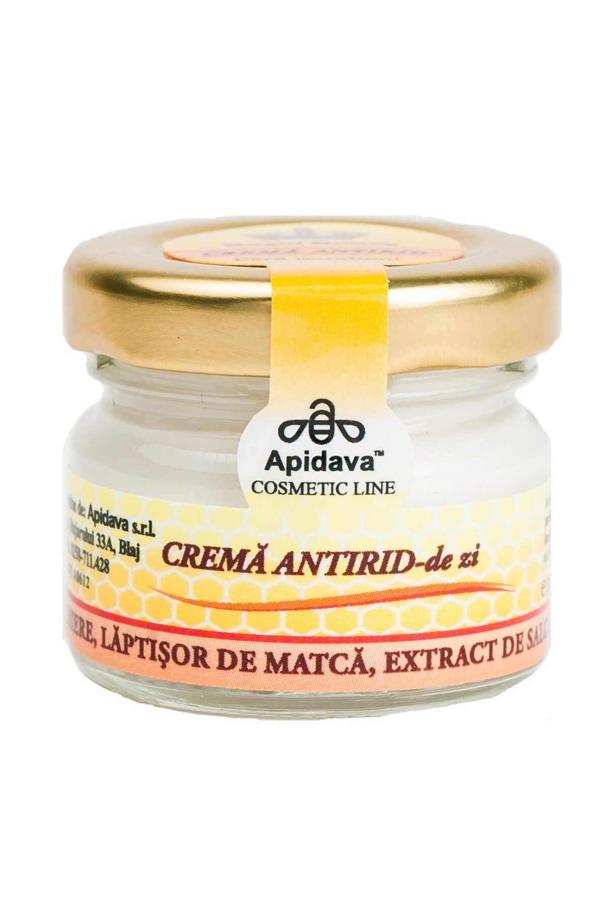 Apidava-Crema antirid de zi Apidava cu miere 1