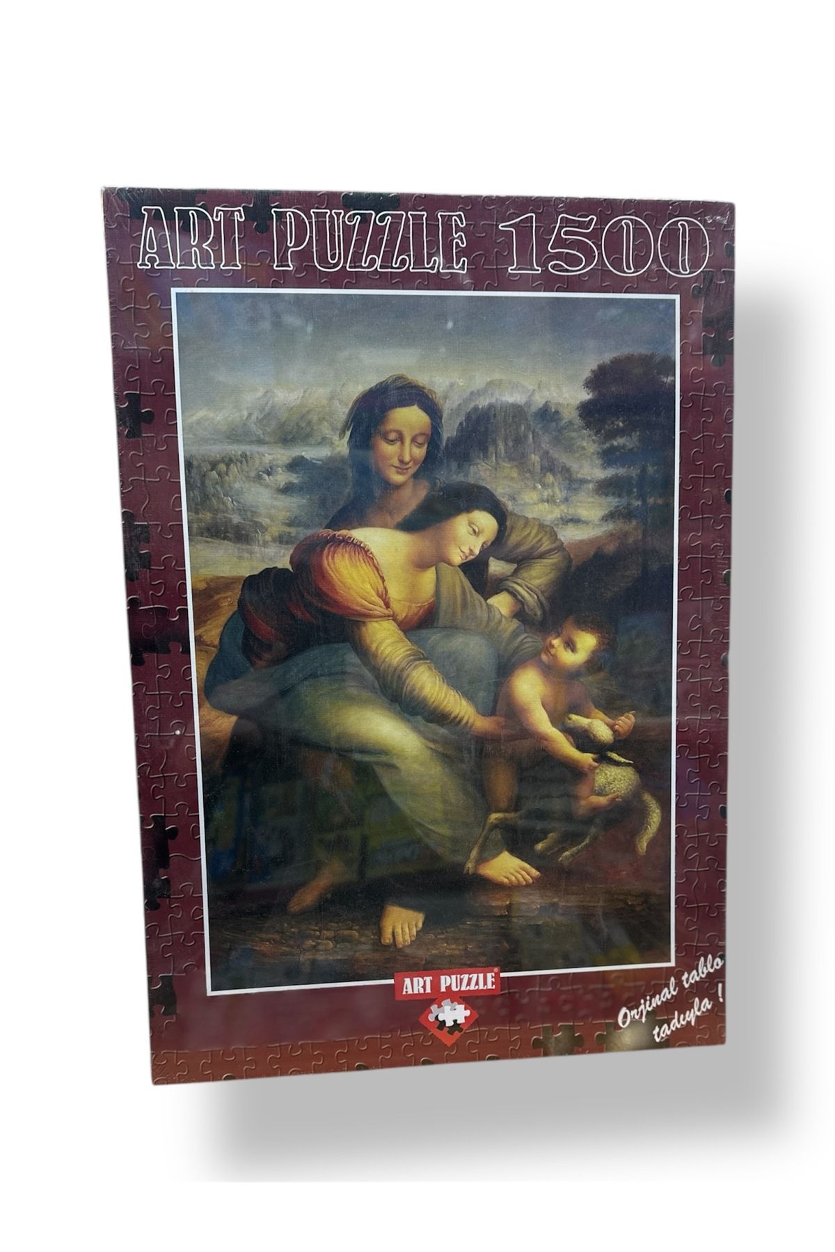 ONLİNE TRADİNG Art Puzzle Leonardo Da Vinci Meryem İsa ve Azize Anne 1500 pcs 85x60